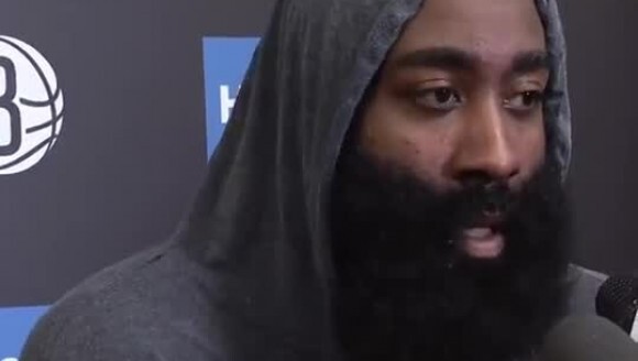 哈登：如果欧文不能一直在的话 那么他最好不要打打停停