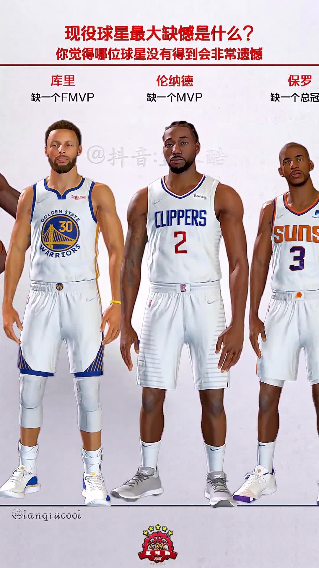退役前缺憾合理吗？盘点NBA几位热门现役球星最缺的荣誉